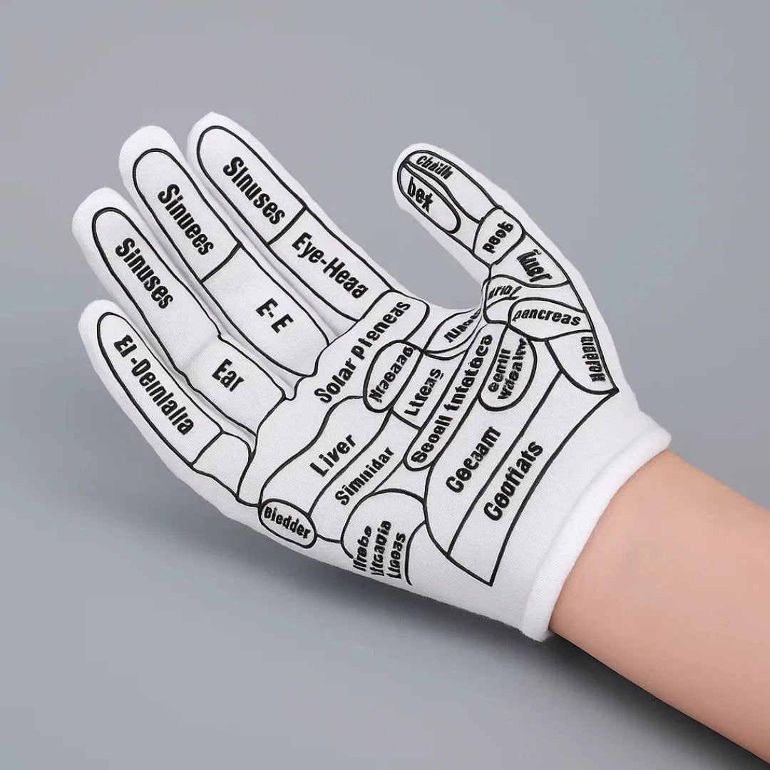 Hand Pain Relief – Boost Circulation – Elastic Non‑Slip Fit – Acupressure Massage Therapy for Sore Hands at Home Bowlift by Bowlift