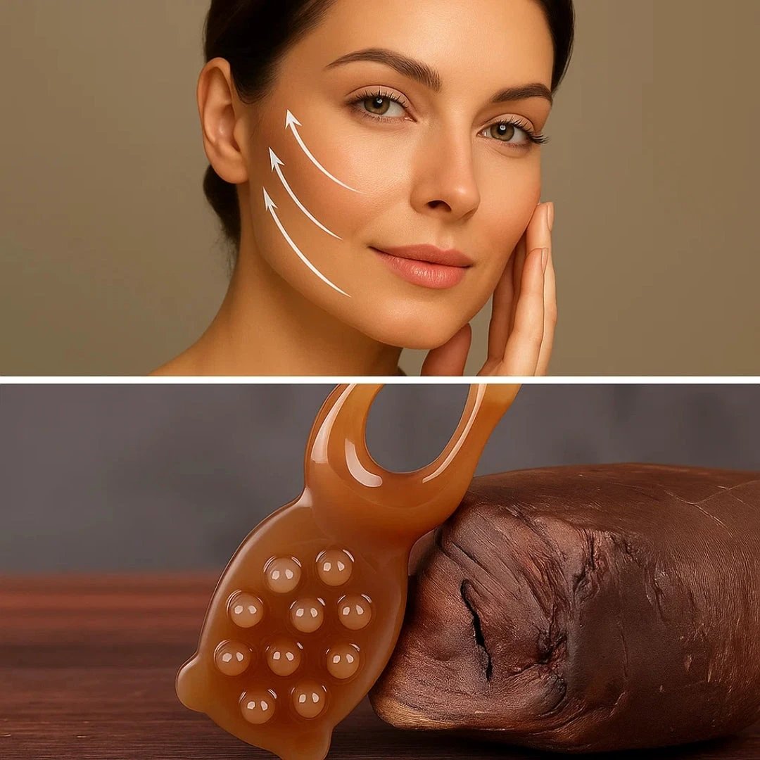 Jawline & Cheek Contour – Smooth Resin Design – De-Puffing Relief – Radiant Skin – At-Home Sculpting Bowlift by Bowlift