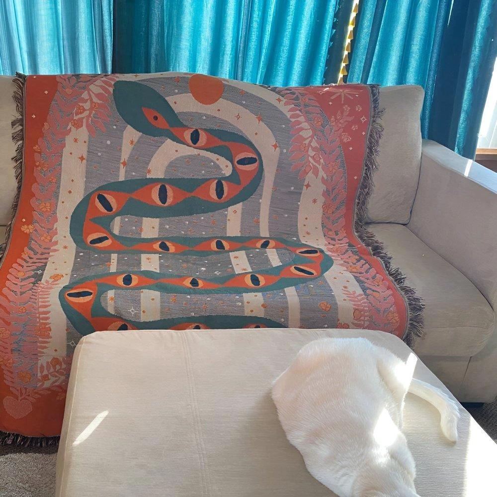 Serpent's Path Blanket by Casa & Beyond