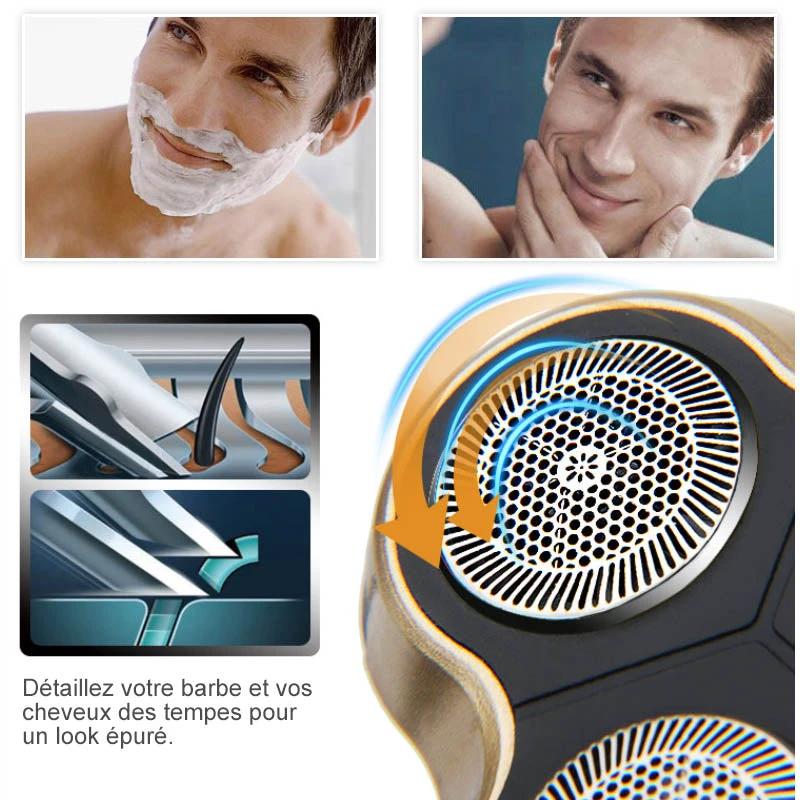 3-in-1 rechargeable multifunctional shaver for men by Bowlift