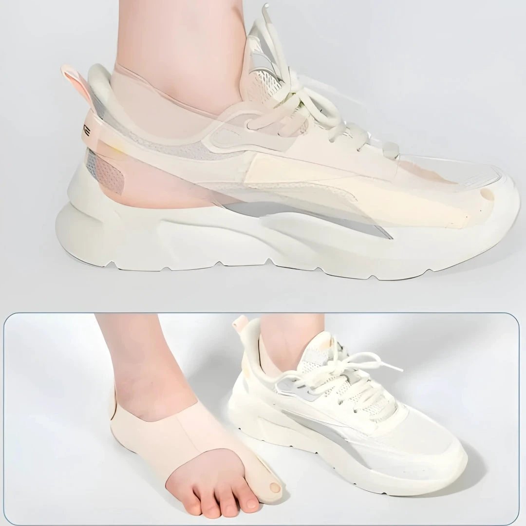 Pain-Reducing Gel Padding – Ultra-Slim Stretch Fabric – Everyday Comfort and Alignment for Bunions Bowlift by Bowlift