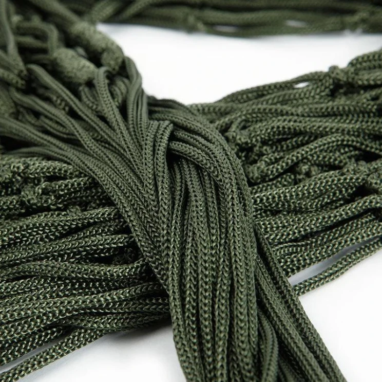 Portable Nylon Net Hammock by Bowlift