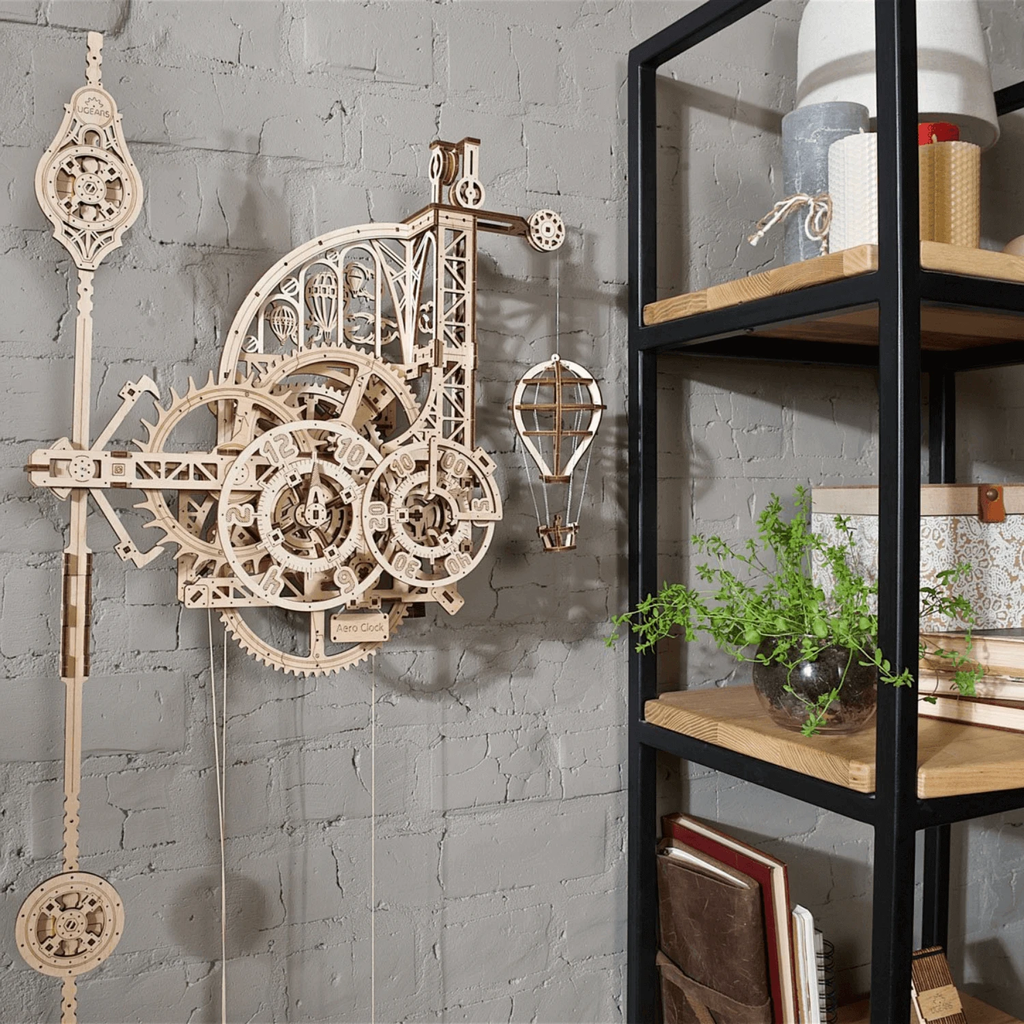 Aero Wall Clock with Pendulum Bowlift by Bowlift