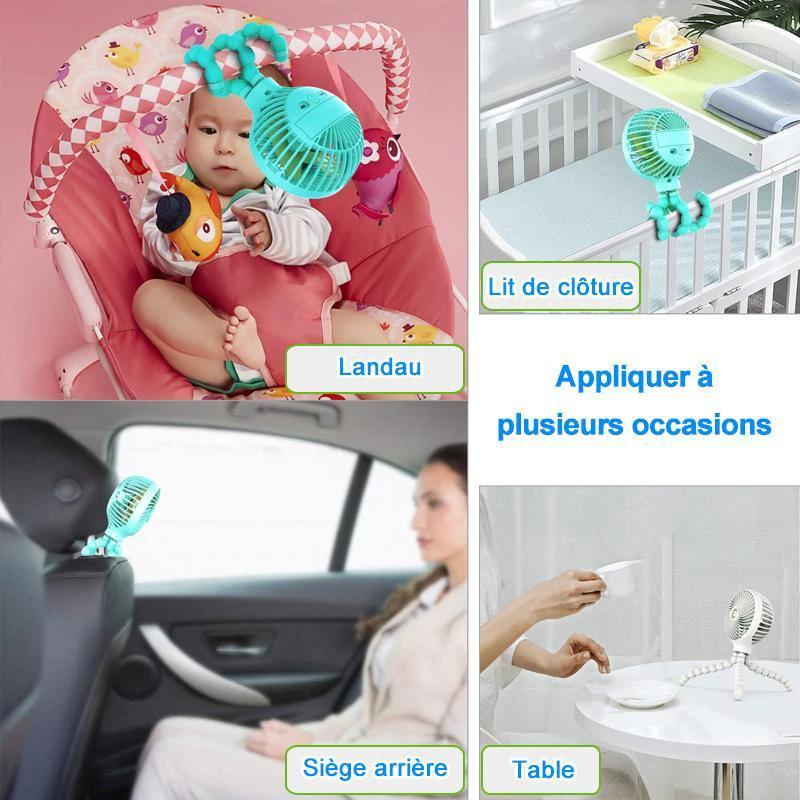 Ciaovie Mini portable deformable fan by Bowlift