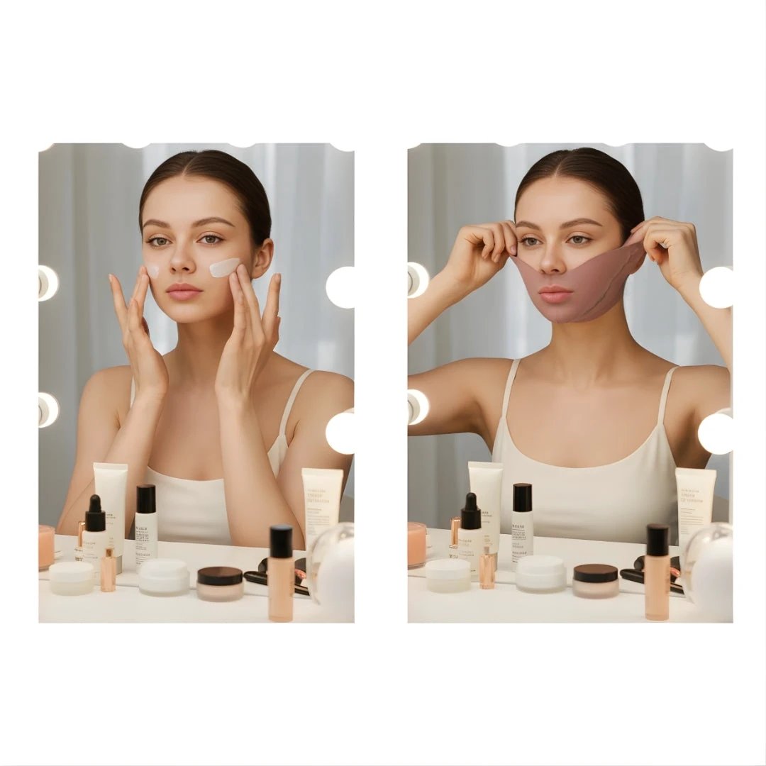 Jawline Sculpting – Breathable Stretch Fabric – Lifts Sagging Skin – Firms and Defines V-Line Face Bowlift by Bowlift