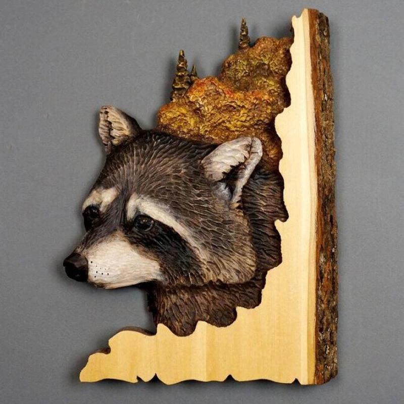 Wall decoration Artcraft animal sculpture by Bowlift