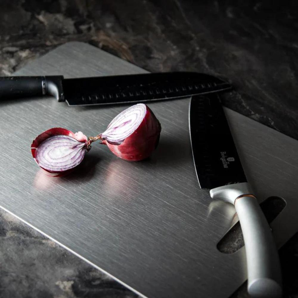 Premium Stainless Steel Chopping Board by Casa & Beyond