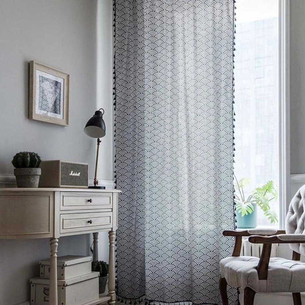Tidal Scales Curtain by Casa & Beyond