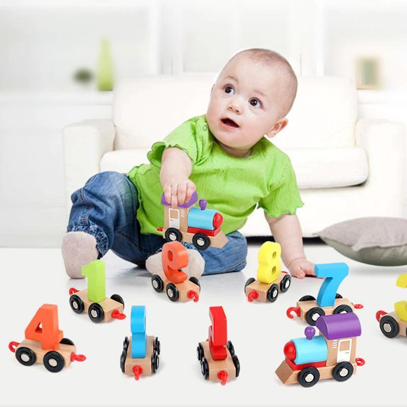Digital Wooden Pull Toy by Bowlift