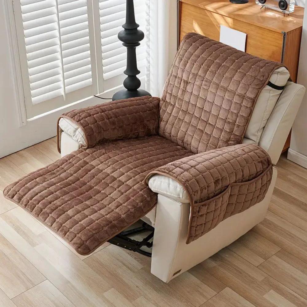 Snug Grid Recliner Cover by Casa & Beyond