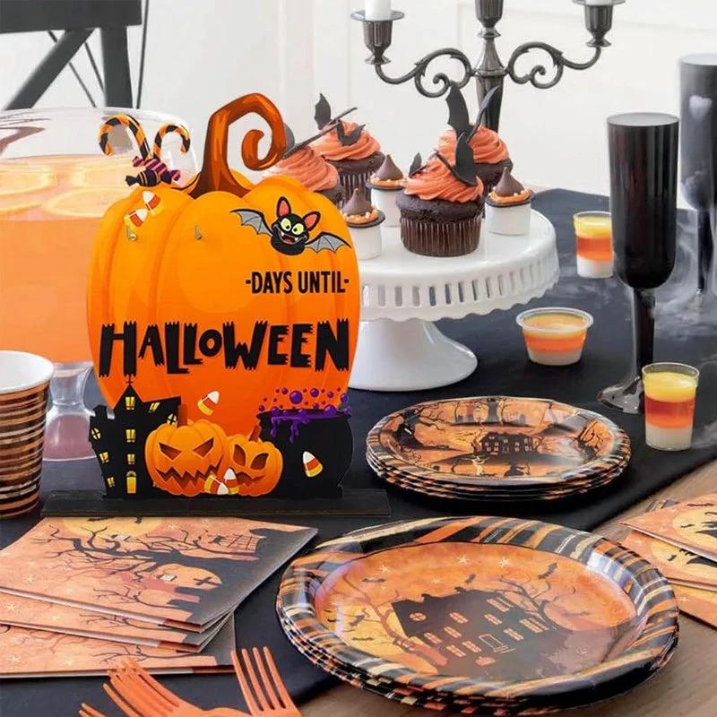 Wood Halloween Advent Calendar by Bowlift