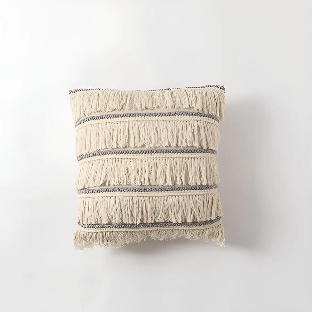 Bohemian Fringe Tassel Cushion Covers by Casa & Beyond