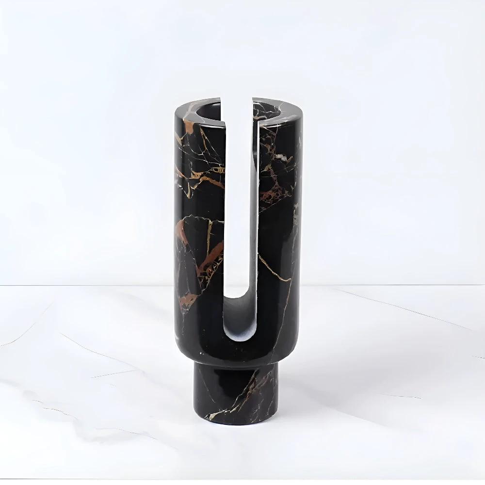 Eclipse Marble Candle Holder by Casa & Beyond
