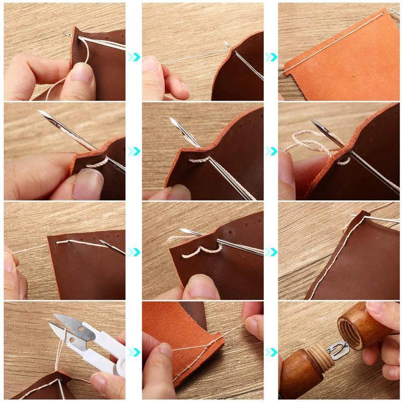 Pre-order >> Needle and leather sewing kit for sewing leather by Bowlift
