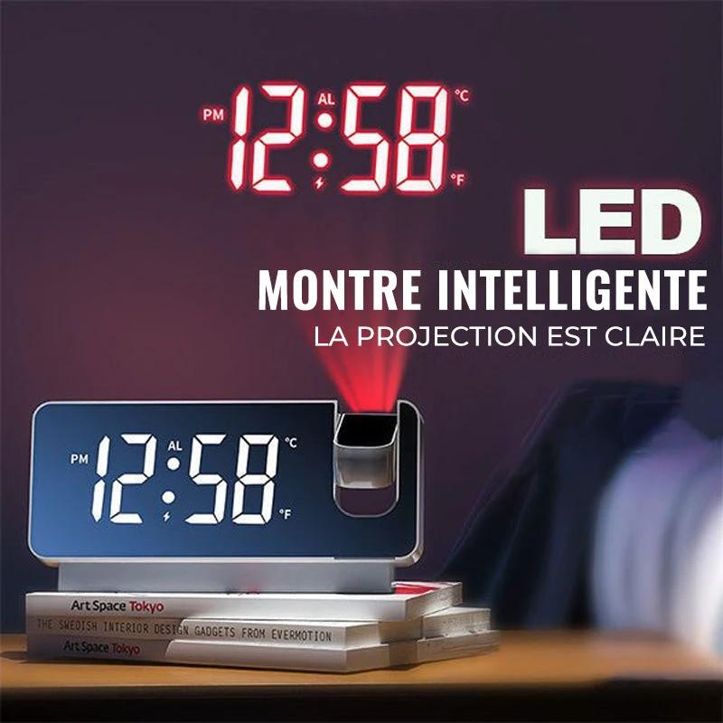 Intelligent digital projection clock by Bowlift