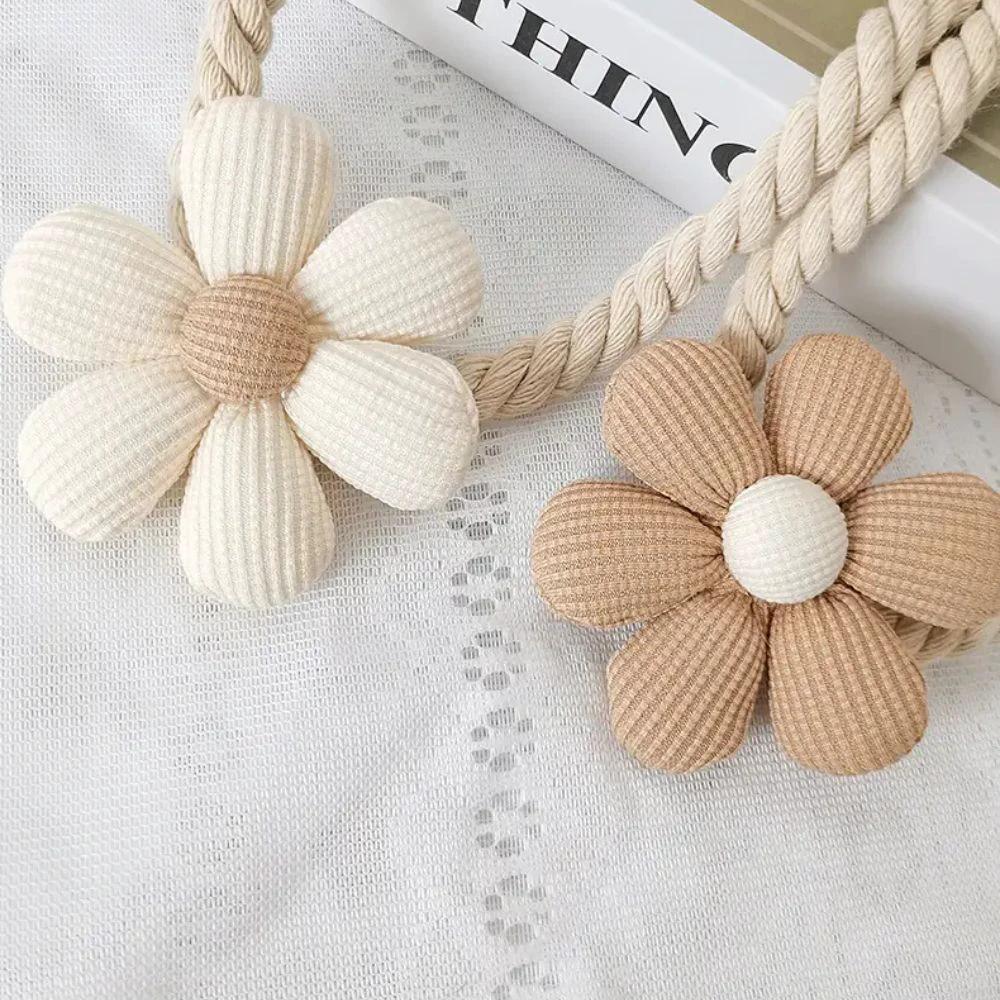 Delicate Flower Magnetic Curtain Tie Back | 2Pcs Set by Casa & Beyond