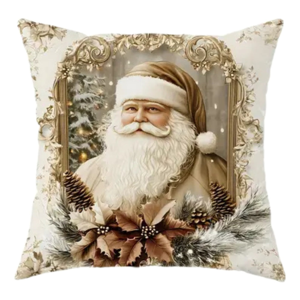 Golden Velvet Christmas Cushion Covers by Casa & Beyond