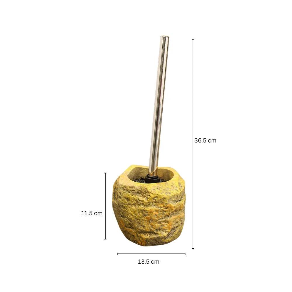 Retro Stone Ceramic Toilet Brush by Casa & Beyond