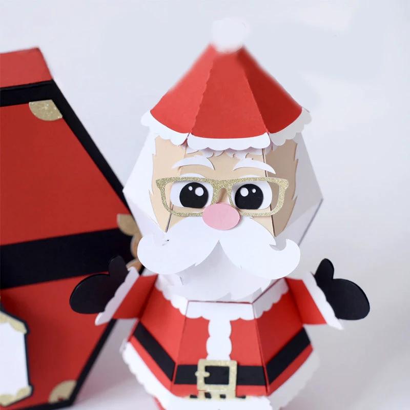 3D Pop-Up Card for the Santa Claus Prank by Bowlift