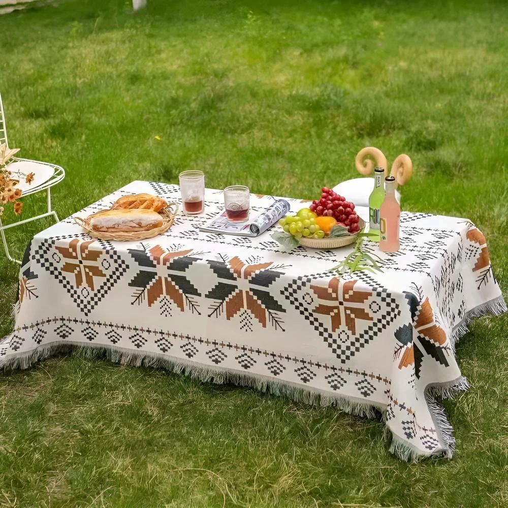 Moroccan Boho Pattern Picnic Mat by Casa & Beyond
