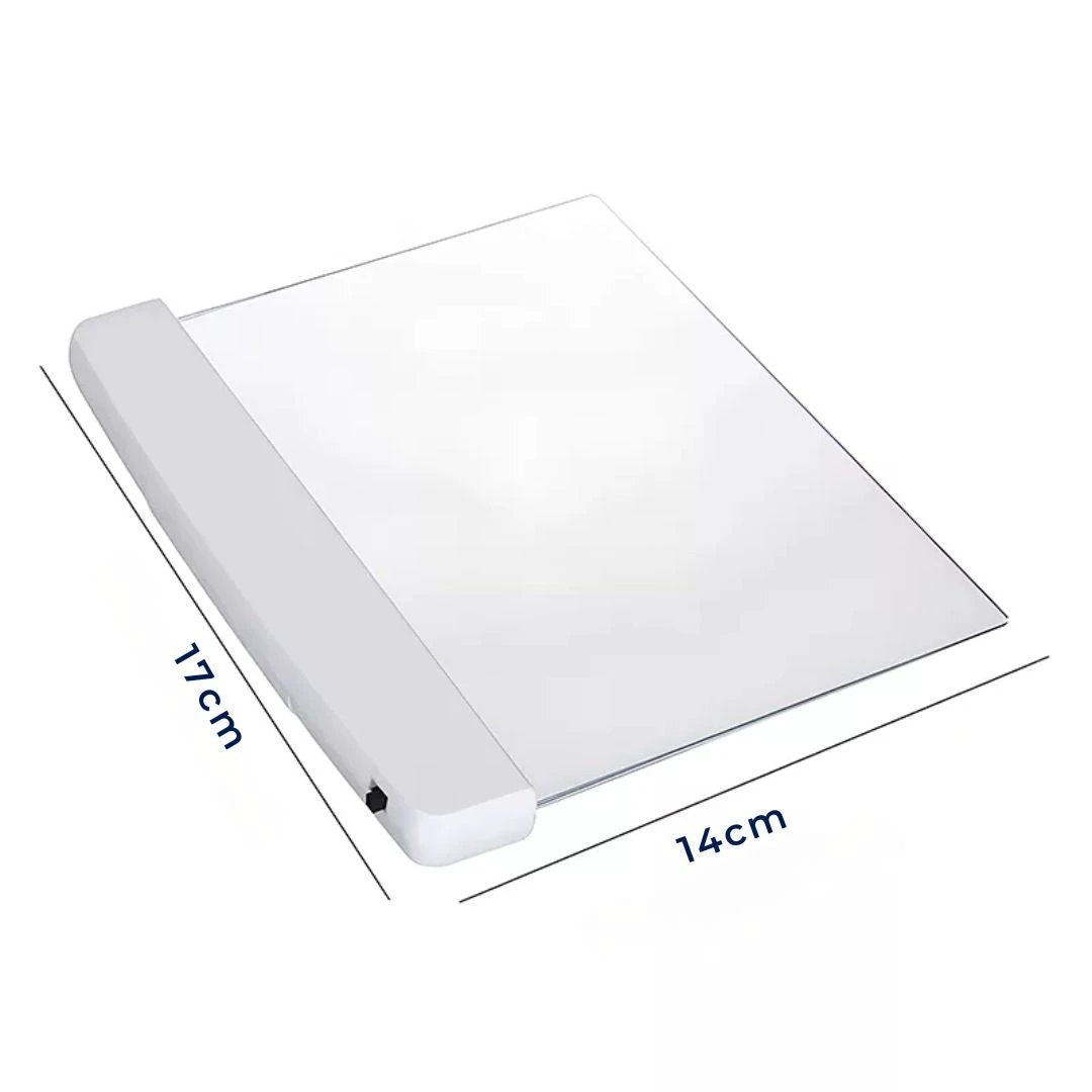 PageGlow | Flat LED Book Light – Glare‑Free Full‑Page Illumination – Slim Portable Design – Eye‑Care for Travellers & Bedtime Readers Bowlift by Bowlift