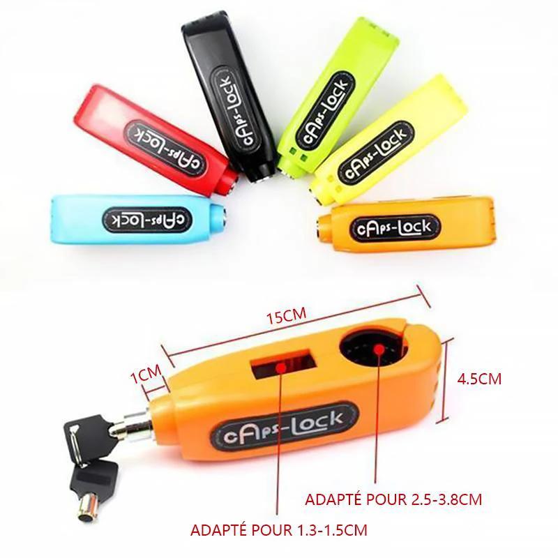 Universal anti-theft lock for motorcycle scooter handle grip by Bowlift