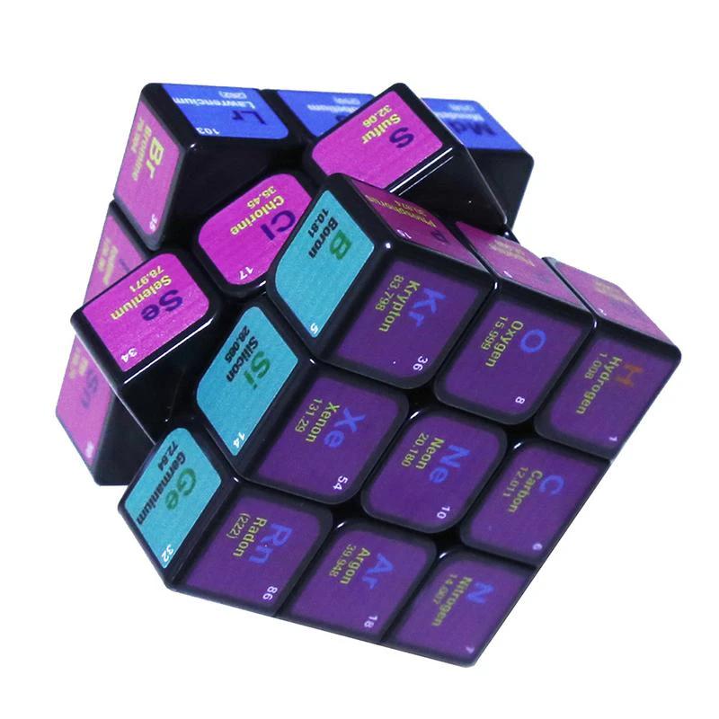Cube with chemical elements by Bowlift