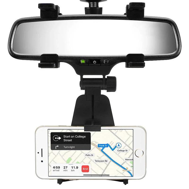 Phone holder for the rearview mirror in the car by Bowlift
