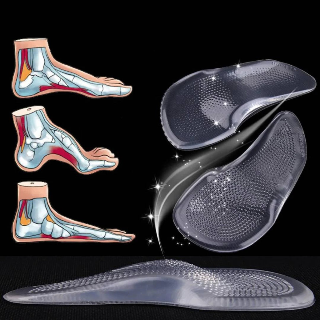 ComfortStep Gel Arch Support Insoles | Relieve Foot Pain - Reduce Fatigue - Improve Posture - Shock Absorbing Insoles Bowlift by Bowlift