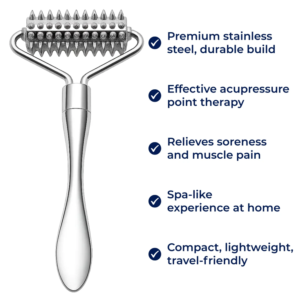 Stress Relief – Stainless Steel – Improves Circulation – Muscle Pain Relief – Home Spa Self-Care Bowlift by Bowlift