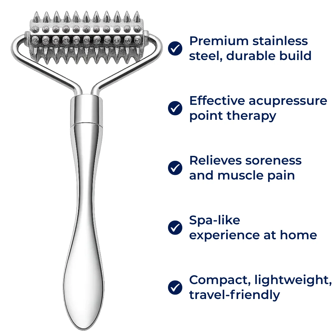 Stress Relief – Stainless Steel – Improves Circulation – Muscle Pain Relief – Home Spa Self-Care Bowlift by Bowlift