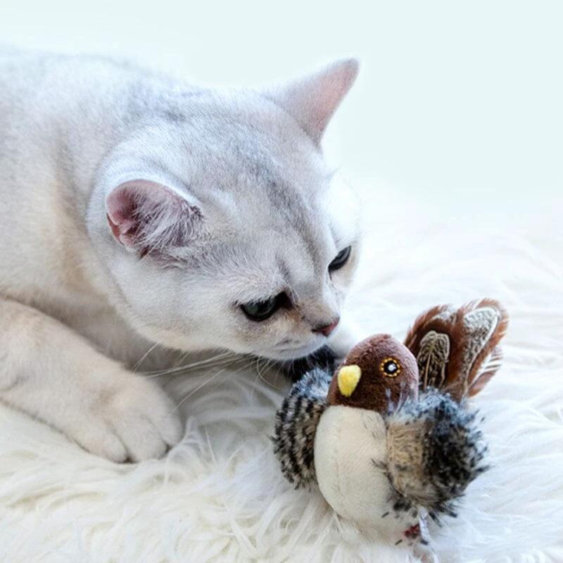 Cat toy - Simulated chirping bird Bowlift by Bowlift