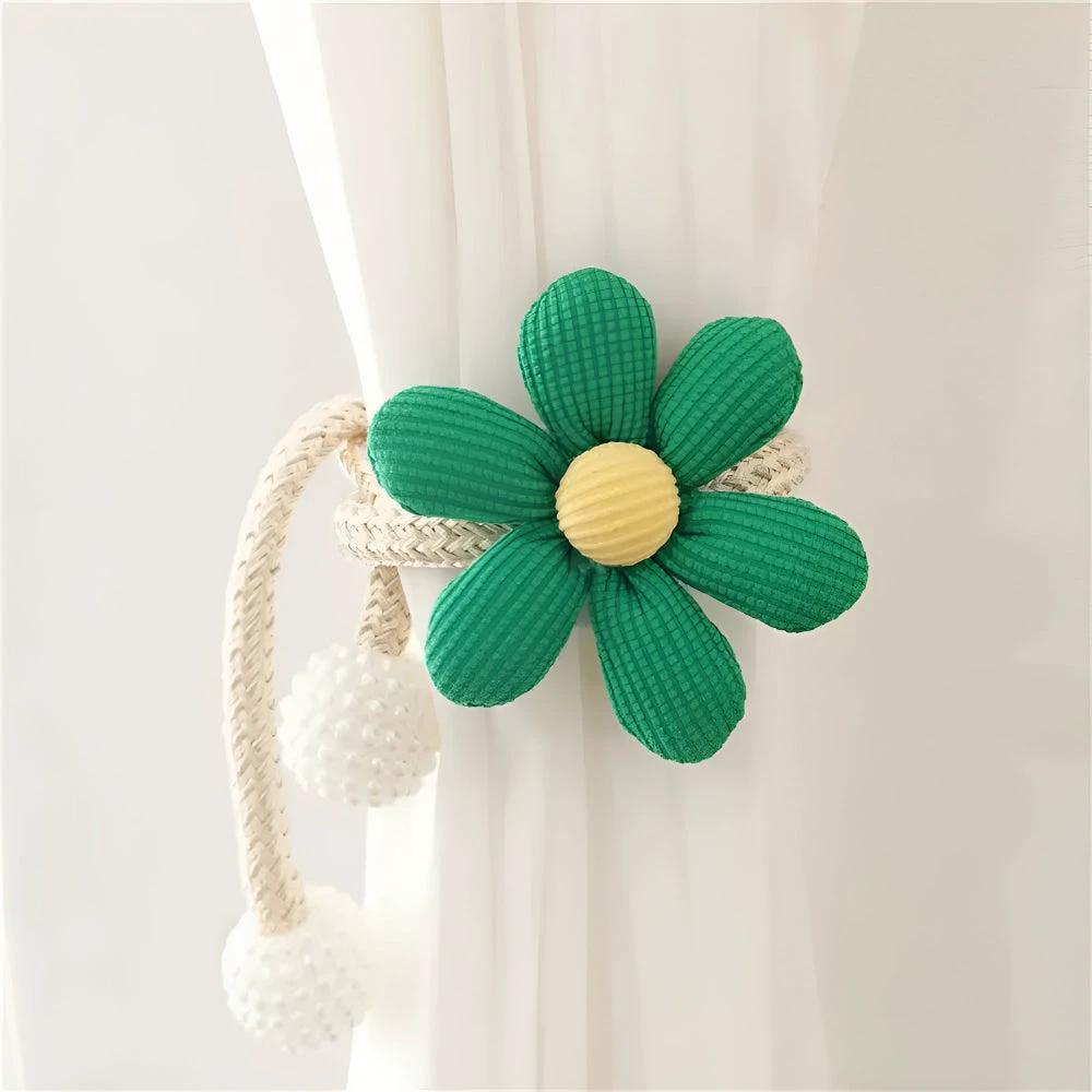 Whimsical Flower Curtain Tie Back by Casa & Beyond