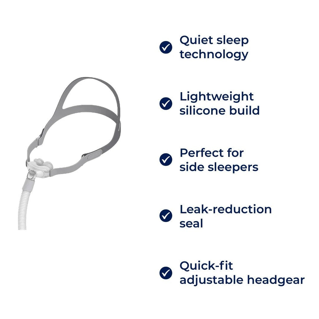 Quiet Sleep – Lightweight Silicone – Side Sleepers Seeking Comfort – Reduces Leaks – Easy Breathing Bowlift by Bowlift