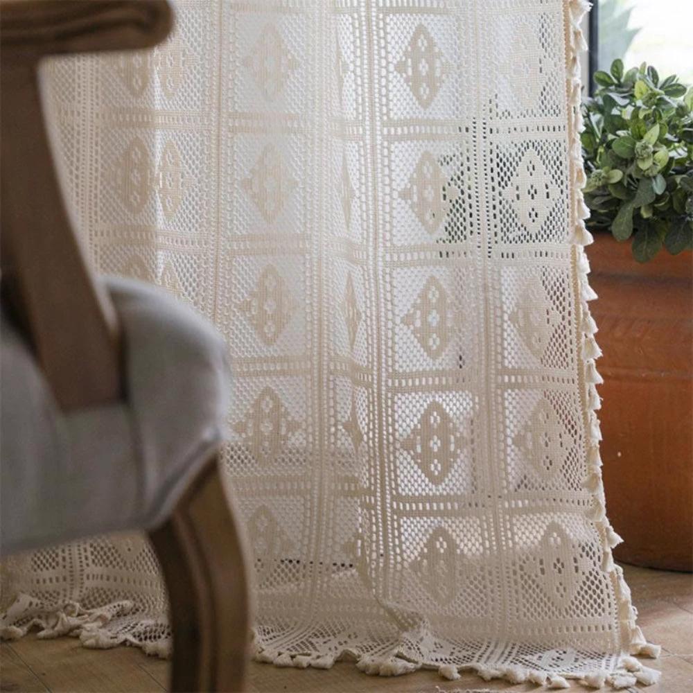 Rhombus Plaid Diamond Pattern Curtain by Casa & Beyond