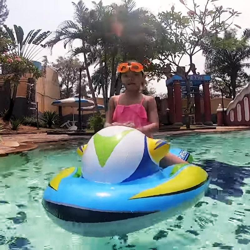 Inflatable Floating Jet Ski for Kids by Bowlift