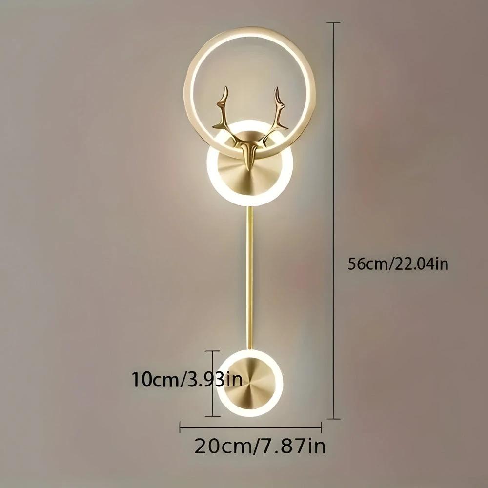 Elegant double wall light for minimalist and atmospheric lighting at home Bowlift by Bowlift