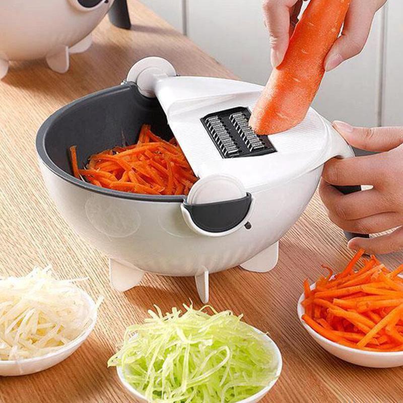 Practical Rotating Vegetable Cutter by Bowlift