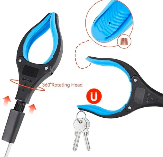 Newly Upgraded Foldable Grabber With 360° Swivel Clip by BowLift