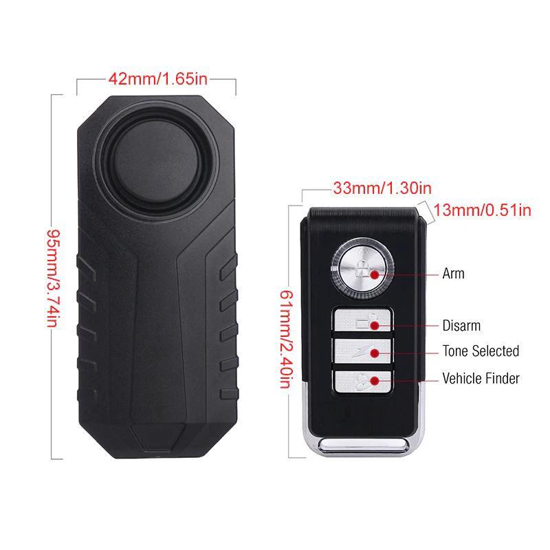 Wireless Theft Alarm System for Bicycles by BowLift