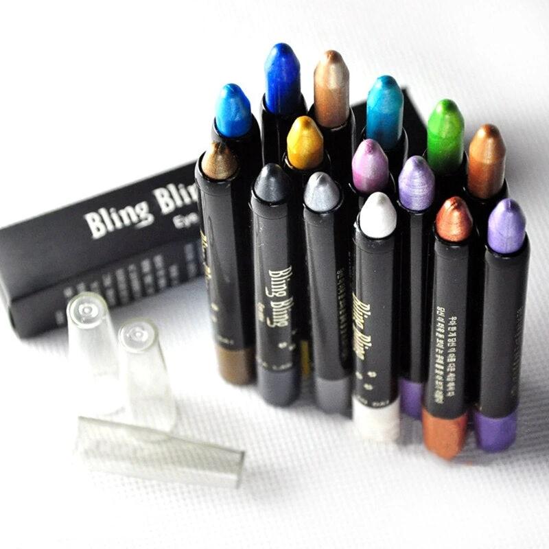 15 Color Highlighter Eye Shadow Stick by BowLift
