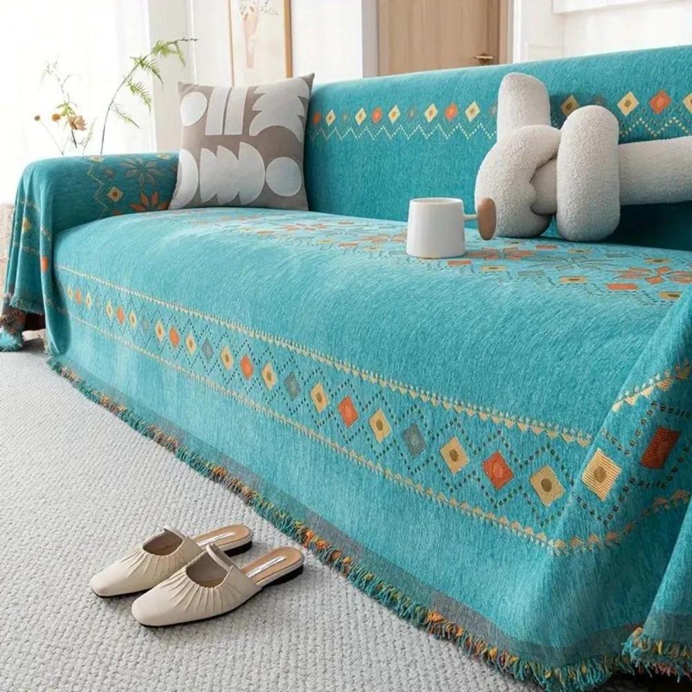 Stylish Boho Sofa Cover by Casa & Beyond