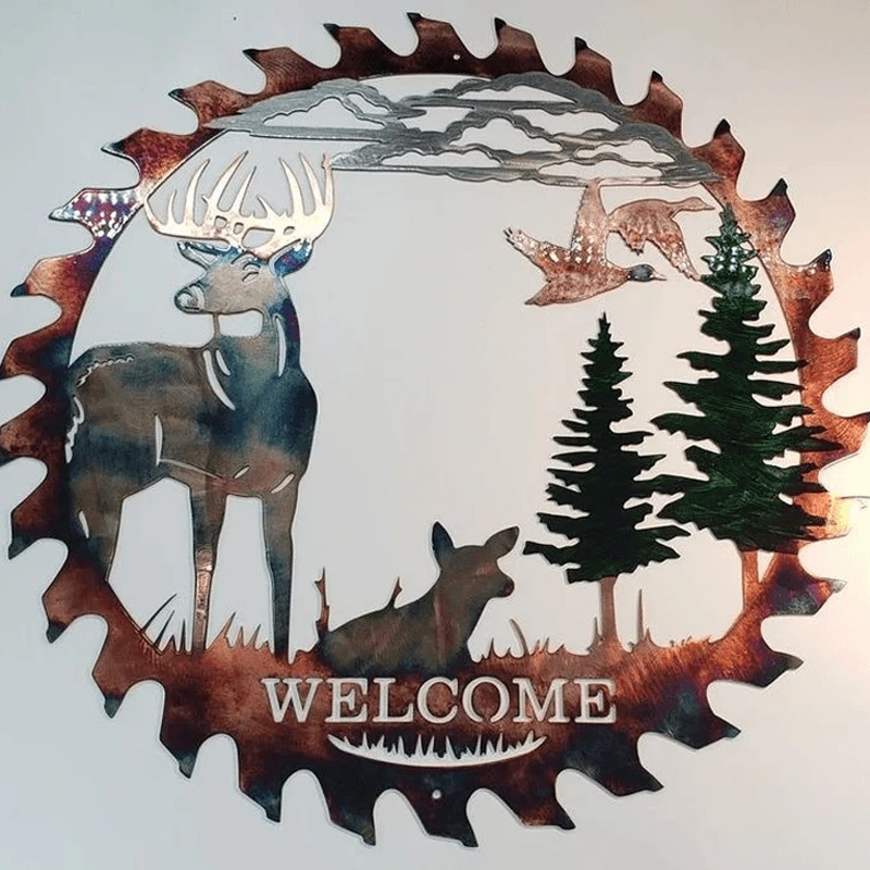 Metal wall art, laser-cut by Bowlift