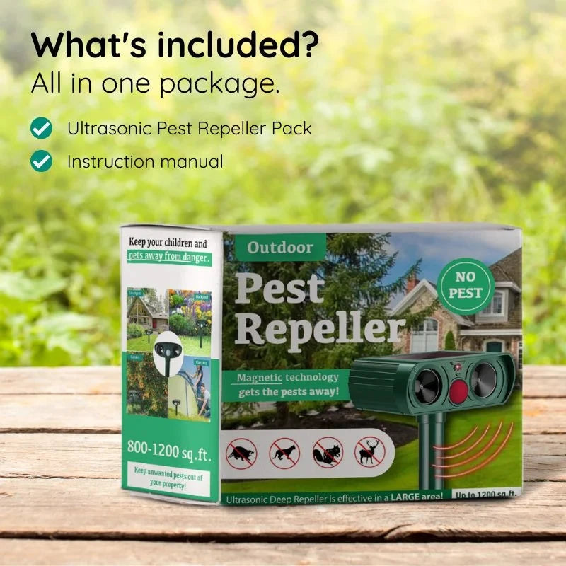 Ultrasonic Armadillo Repellent by BowLift