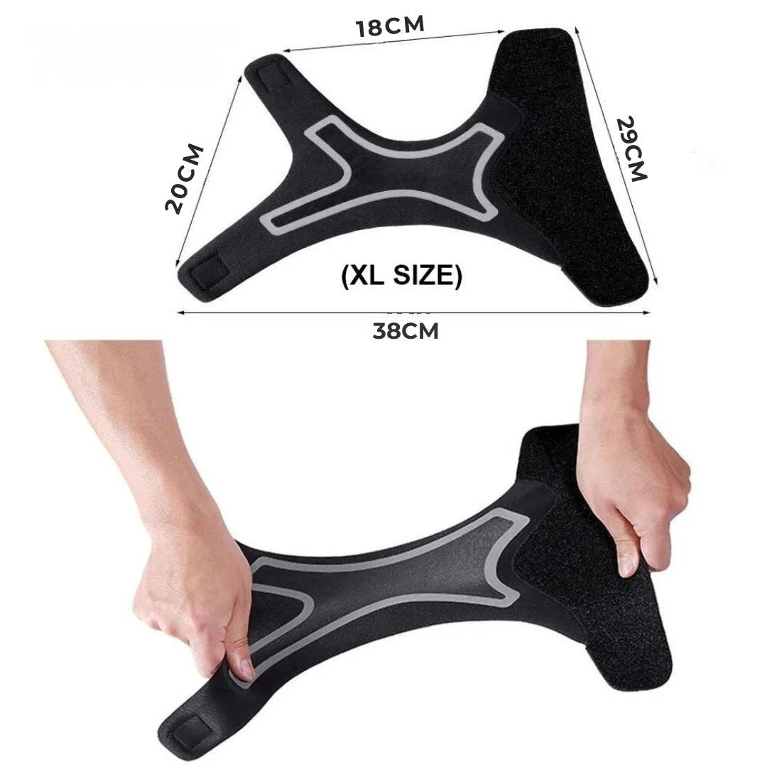 OrthoFlex Adjustable Elastic Ankle Brace | for Injury Recovery - Daily Support Bowlift by Bowlift