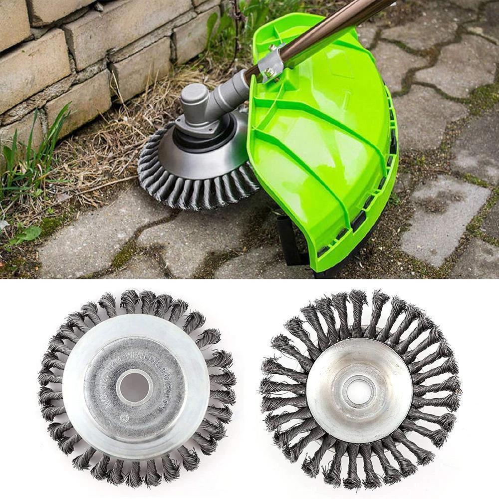 Round wire cup brush by Bowlift