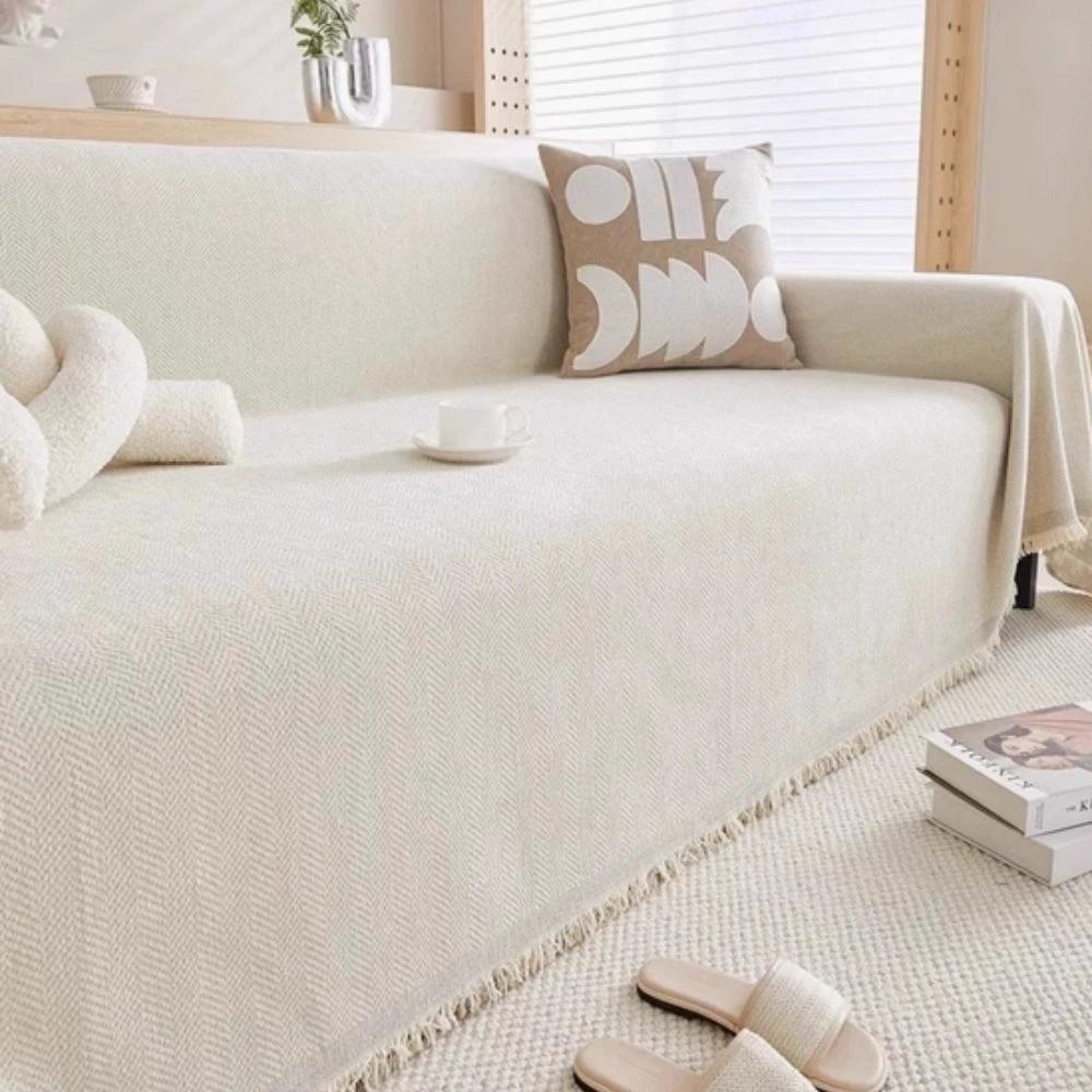 Minimalist Sofa Cover by Casa & Beyond