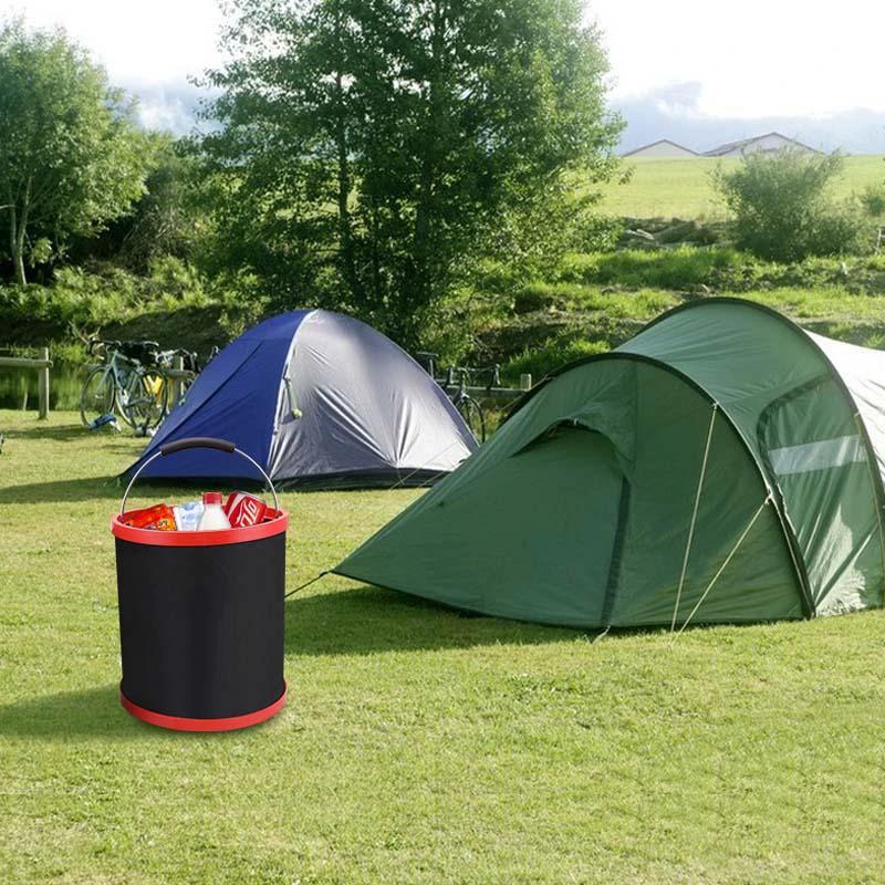 Foldable portable bucket for outdoor fishing by Bowlift