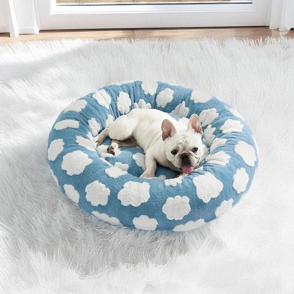 Snuggle Floral Checkerboard Pet Bed by Casa & Beyond