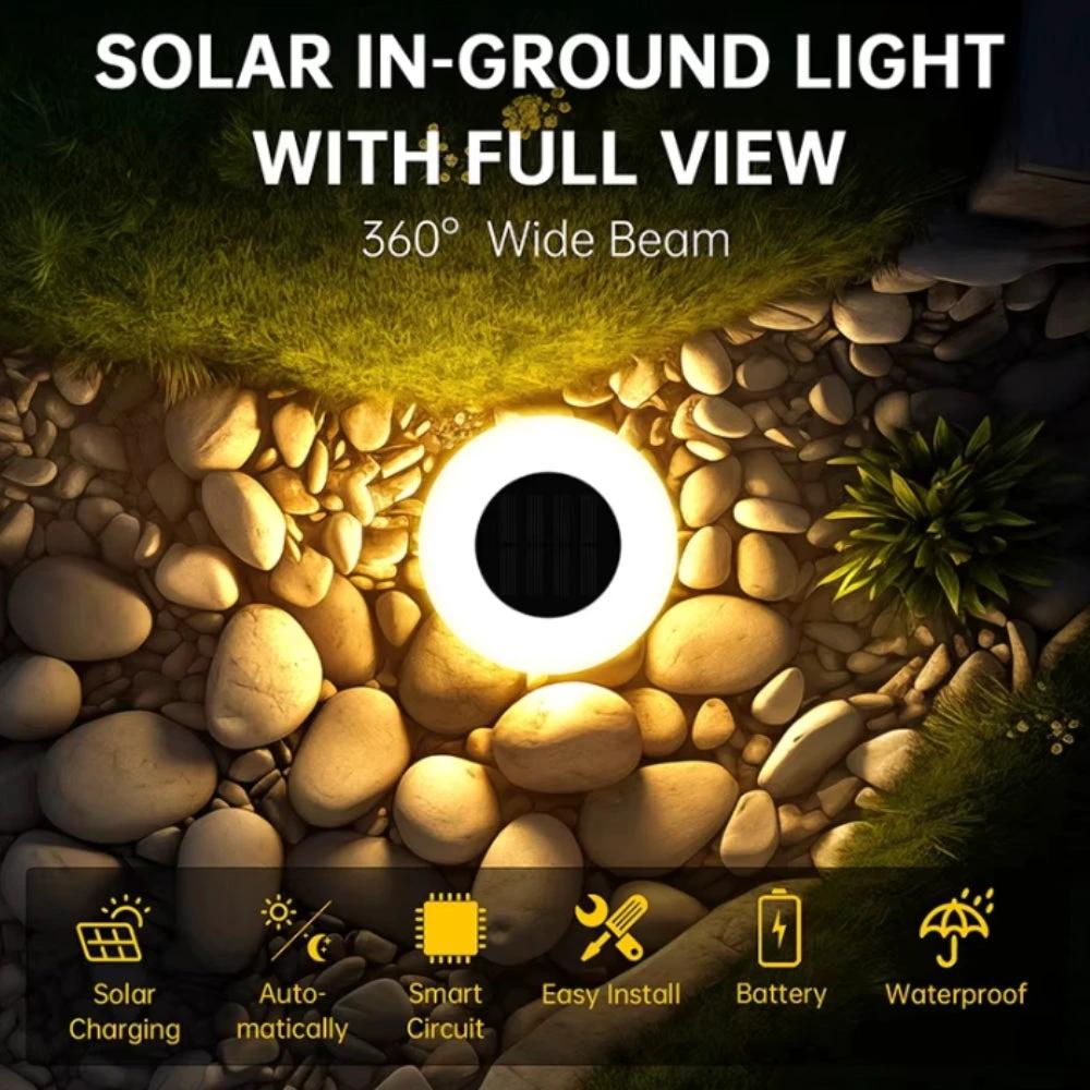 Solar LED outdoor pathway lights | 4 Pack by Casa & Beyond